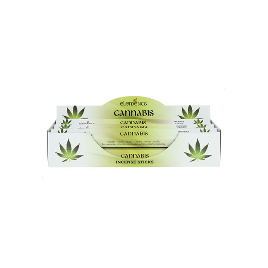 Set of 6 Packets of Elements Cannabis Incense Sticks