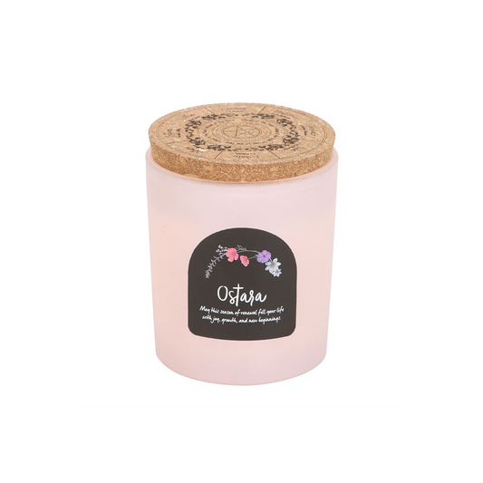 Ostara Fresh Linen Wheel of the Year Candle