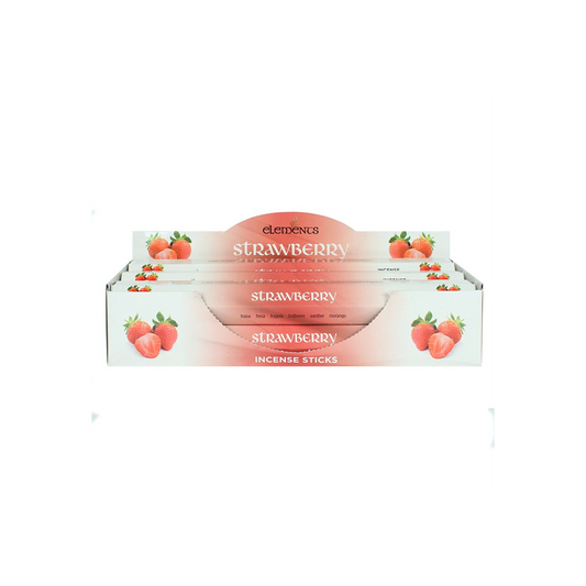 Set of 6 Packets of Elements Strawberry Incense Sticks