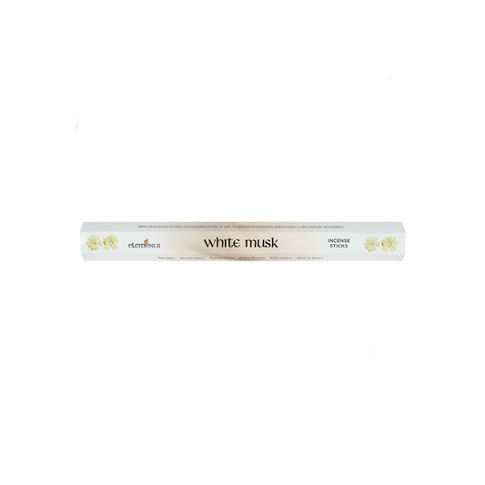 Set of 6 Packets of Elements White Musk Incense Sticks