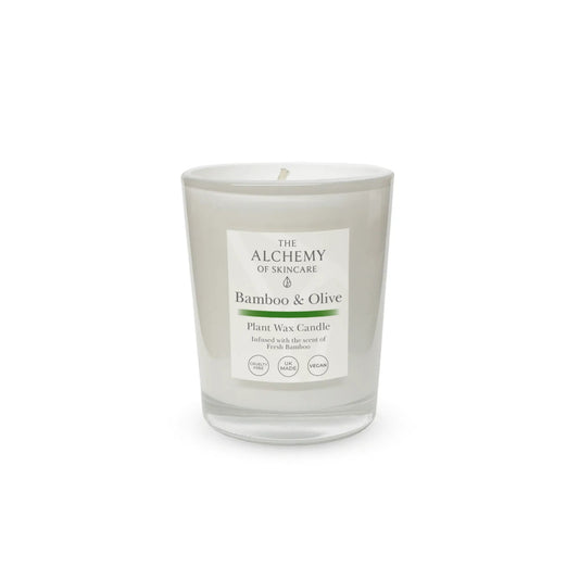 Bamboo & Olive scented Votive Candle #skincare#