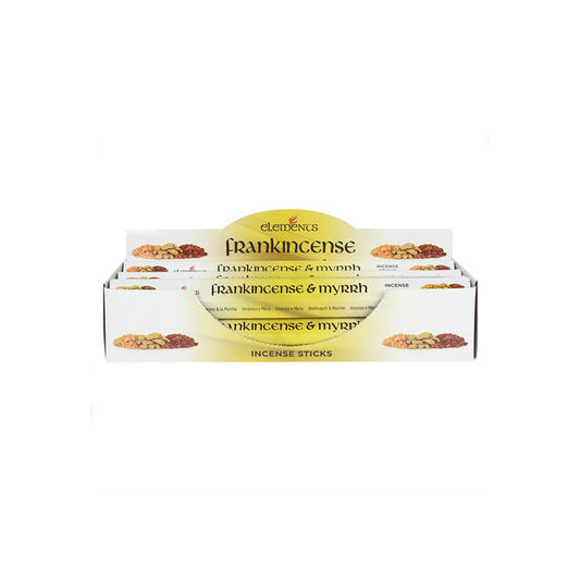 Set of 6 Packets of Elements Frankincense and Myrrh Incense Sticks