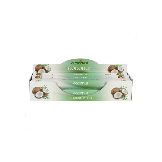 Set of 6 Packets of Elements Coconut Incense Sticks