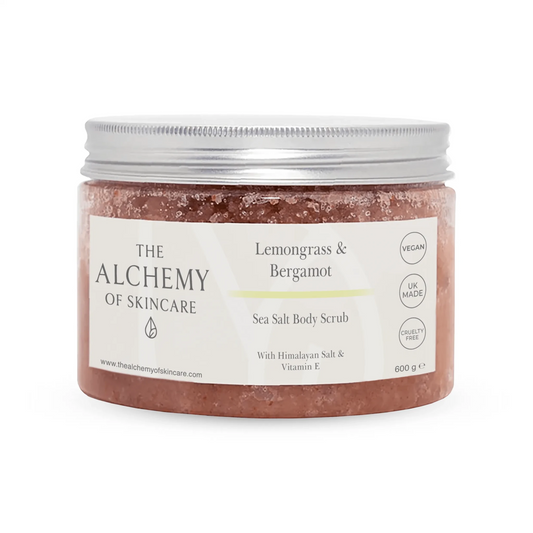Lemongrass & Bergamot Sea Salt Body Scrub #skincare#