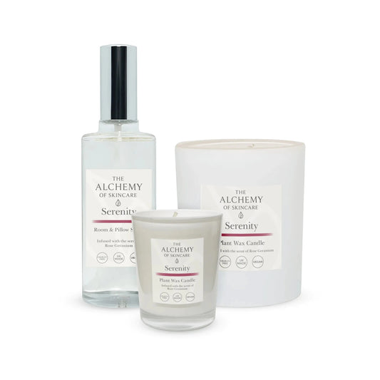 Serenity Rose Geranium Room Fragrance Collection #skincare#