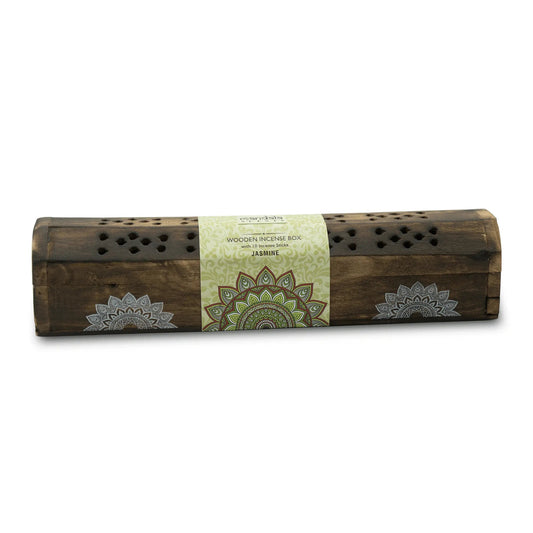 Mandala Incense Gift Set In Wooden Box #skincare#