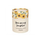 You Are My Sunshine Candle with 3D Sunflower