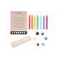 Chakra Energy Candle and Crystal Gift Set