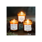 Green Witch White Sage Amber Glass Candle