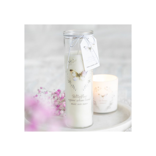 Butterflies Appear Vanilla Tube Candle