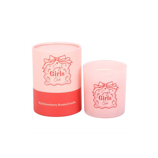 Single Girls Club Wild Strawberry Candle