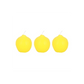 Set of 3 Lemon Shaped Candles