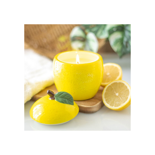 Lemon Shaped Candle Jar
