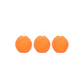 Set of 3 Orange Shaped Candles