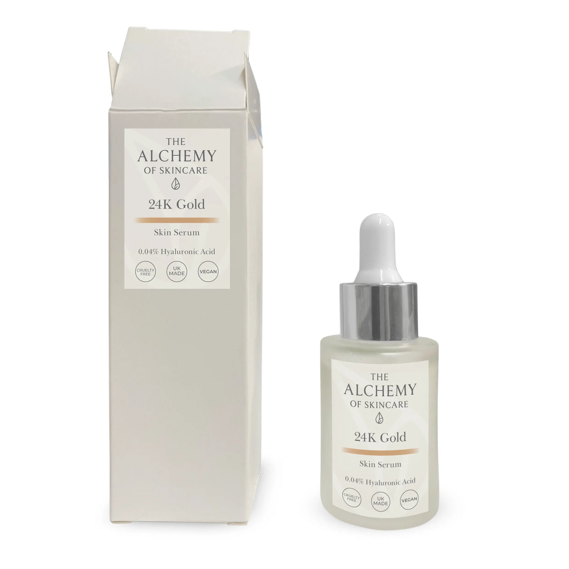 24K Gold & Hyaluronic Acid Facial Skin Serum #skincare#