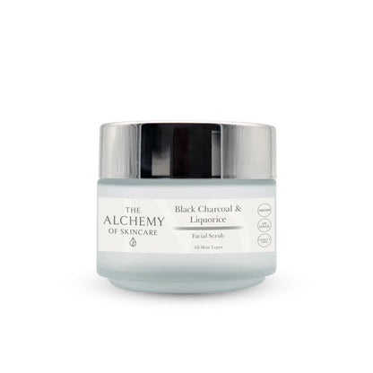 Black Charcoal & Liquorice Skin Polish Facial Scrub #skincare#