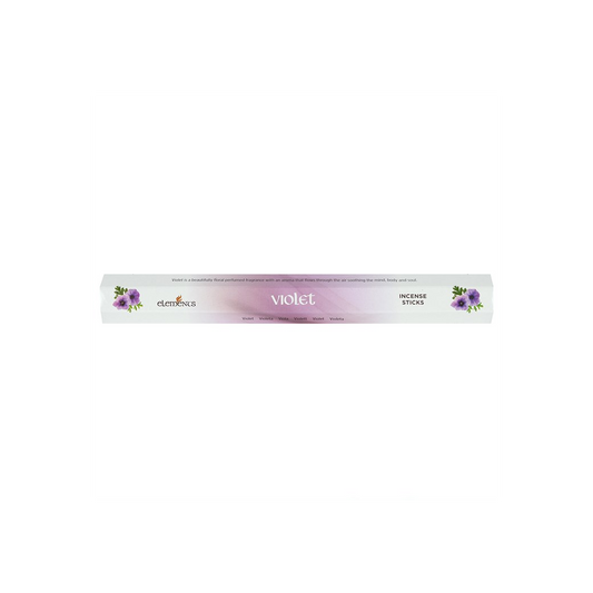 Set of 6 Packets of Elements Violet Incense Sticks