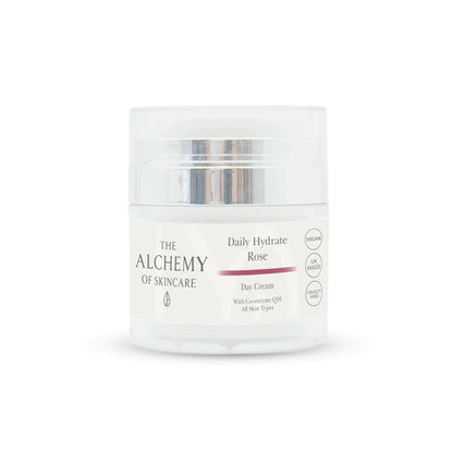 Daily Hydrate Organic Day Cream with Rose & Co - Enzyme Q10 #skincare#