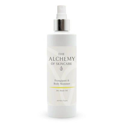 Frangipani Dry Body Oil with Eco Shimmer #skincare#