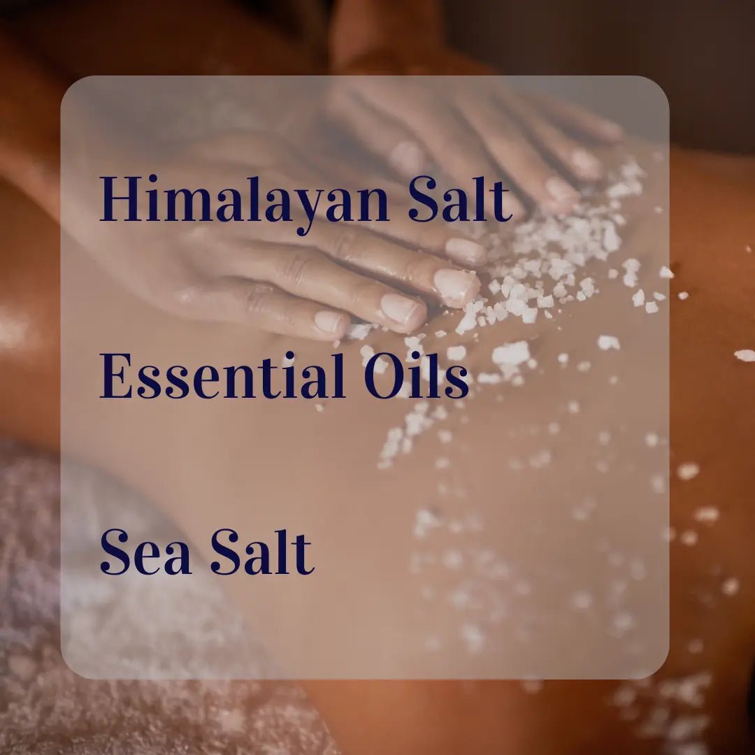 Grapefruit, Lavender & Frankincense Himalayan & Sea Salt Body Scrub #skincare#