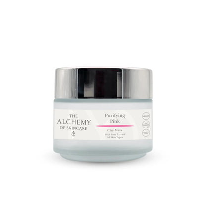 Purifying Pink Face Mask with Rose Extract #skincare#