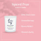 Spiced Pear Room Fragrance Collection - Buddha Beauty Skincare Room Candle #vegan# #cruelty-free# #skincare#
