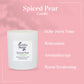 Spiced Pear Room Fragrance Collection - Buddha Beauty Skincare Room Candle #vegan# #cruelty-free# #skincare#