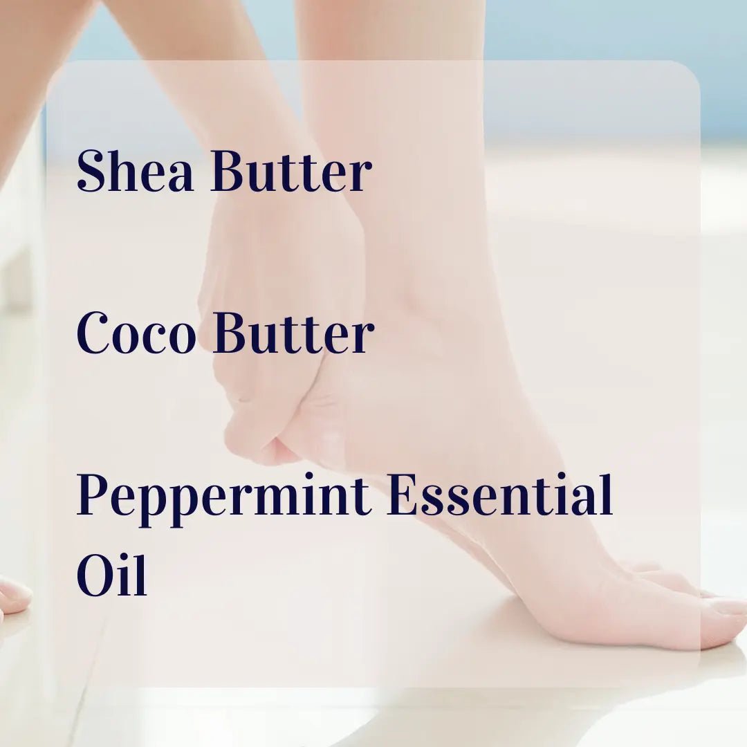 Uplifting Foot Cream with Lemongrass & Peppermint #skincare#